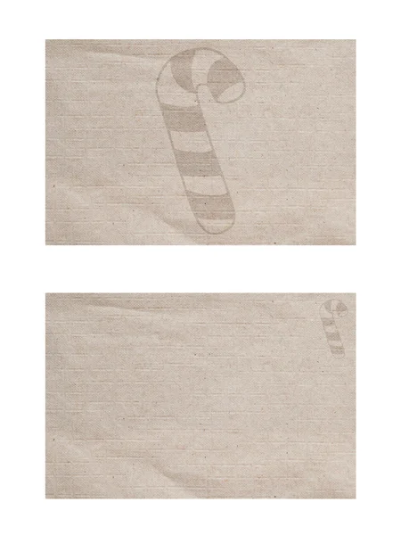 Иконка Рождества на бумажном фоне и с текстурой — стоковое фото