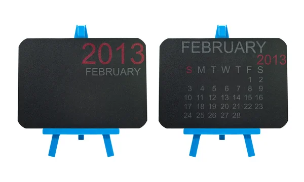 Kalendarz 2013 na tablica tło — Zdjęcie stockowe
