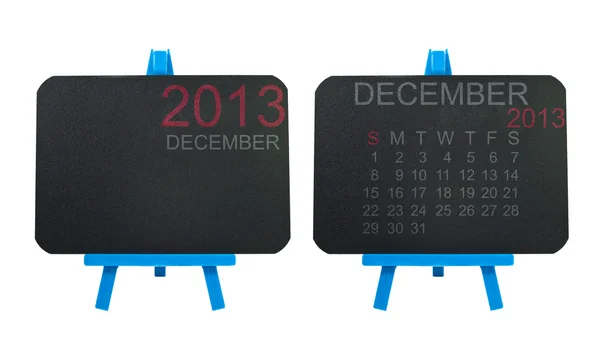 Kalender 2013 auf Tafel-Hintergrund — Stockfoto