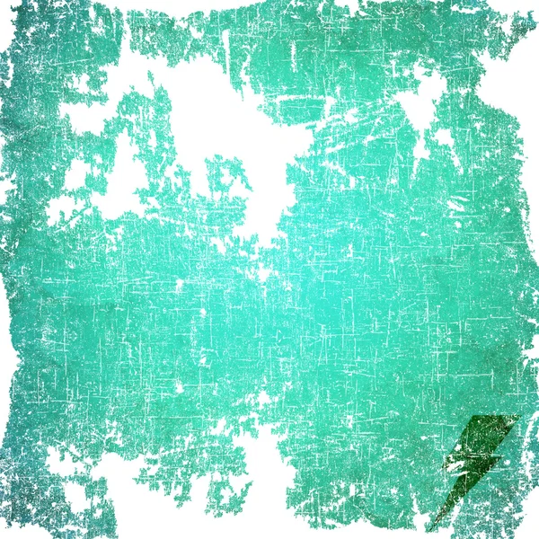 Eski kağıt arka plan üzerinde yıldırım simgesi — Stok fotoğraf