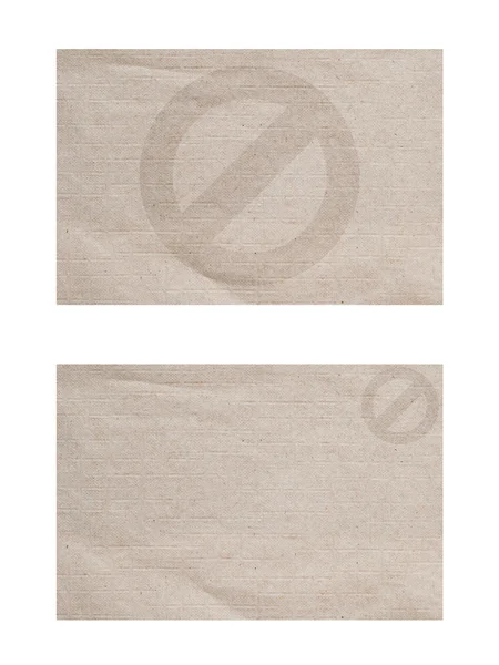 Etikett auf Papierhintergrund und strukturiert — Stockfoto