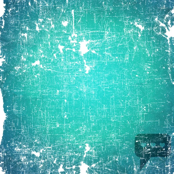 Comment icon on old paper background — Stock Photo, Image