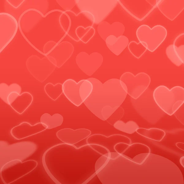 Heart button on a touch screen interface — Stock Photo, Image