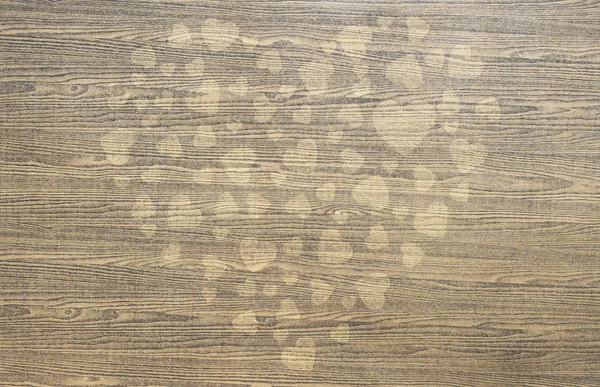 Heart on wood texture and background — Stock Photo, Image