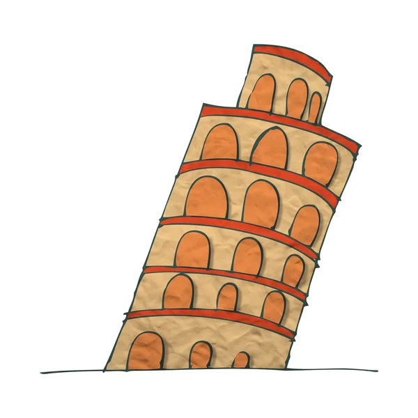 Knetmasse Turm von Pisa — Stockfoto