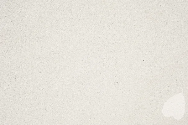 Ícone de folha no fundo de areia e texturizado — Fotografia de Stock