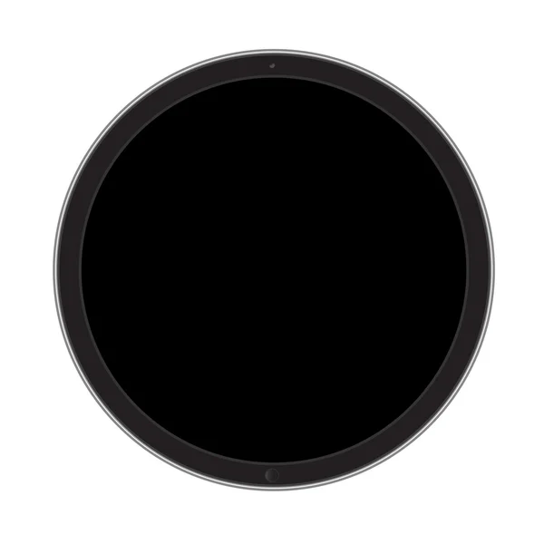 Concepto de círculo de tableta — Vector de stock