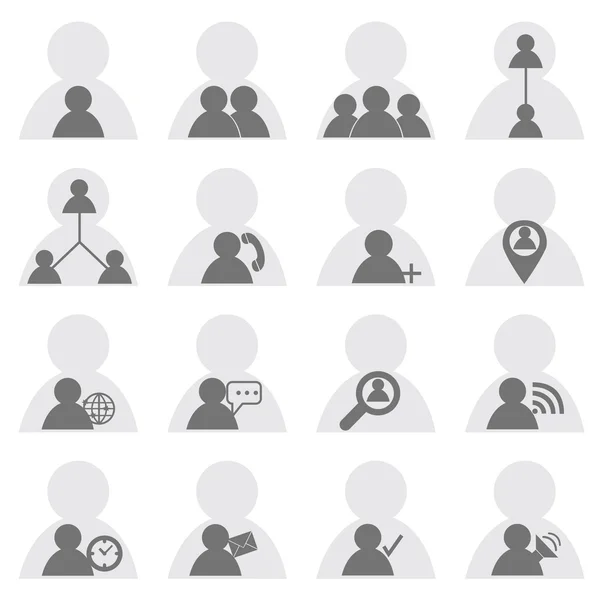 Sociale iconen — Stockvector