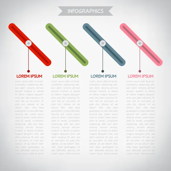 Infográficos de design de negócios, vetor eps10 — Vetor de Stock