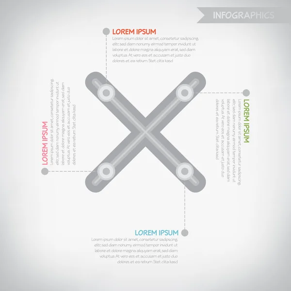 Diseño de negocios infografías, vectores eps10 — Vector de stock