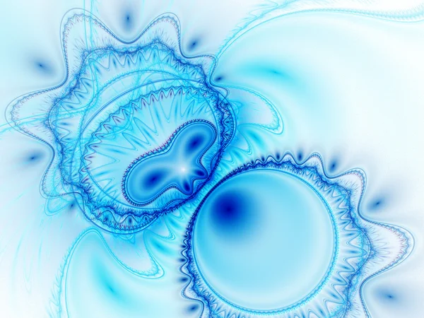 Abstracción de agua de mar ondulada, diseño de arte fractal digital —  Fotos de Stock