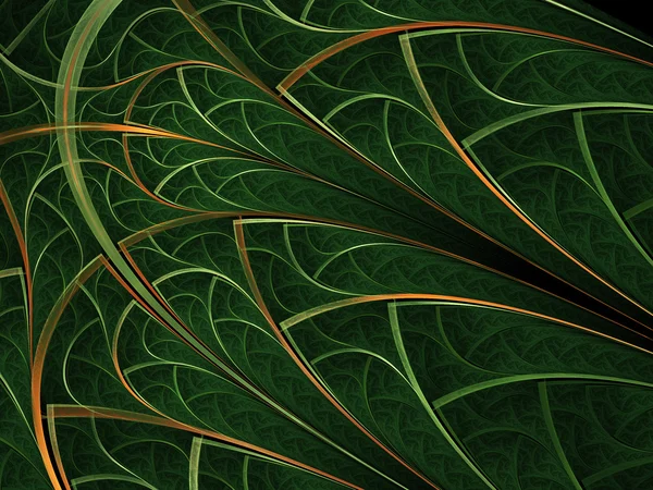 Skogen tema lummiga mönster, digital fraktal konst, abstrakt illustration — Stockfoto