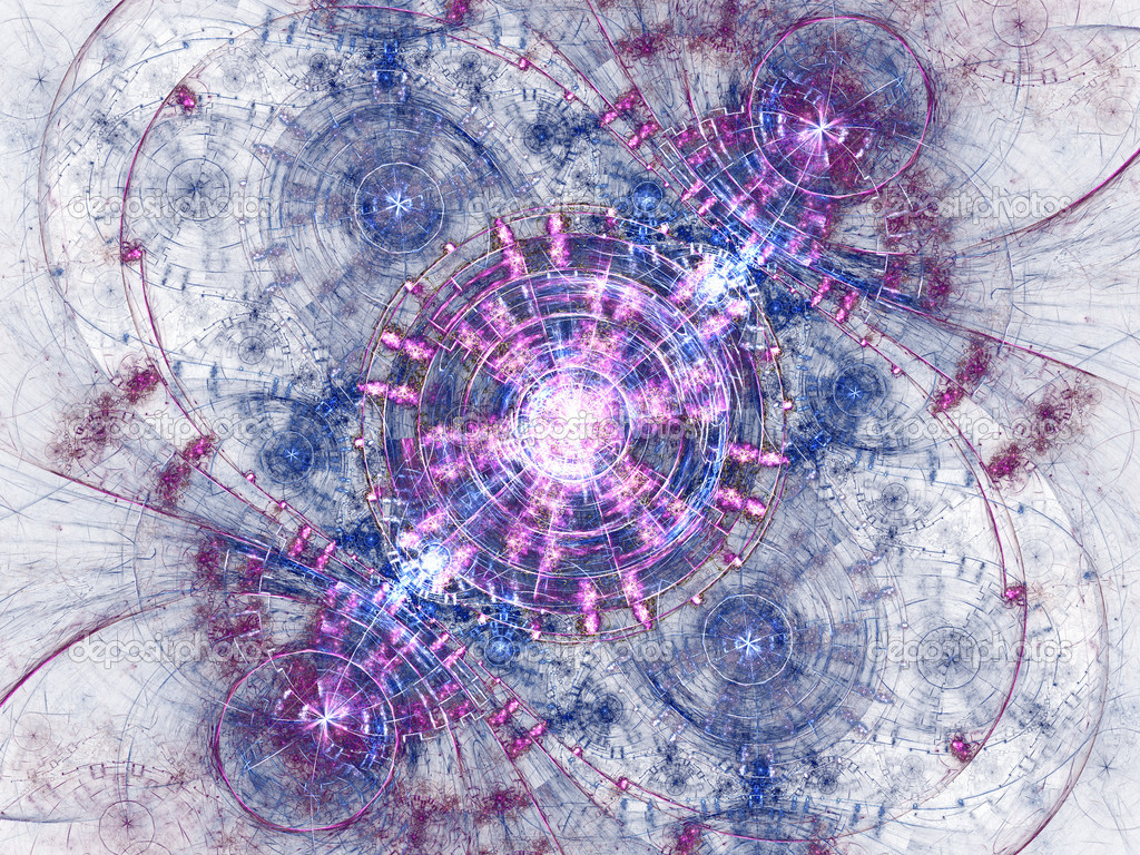 Pastel Colored Steampunk Themed Clockwork Digital Fractal Art Stock Photo By C Keilaneokow