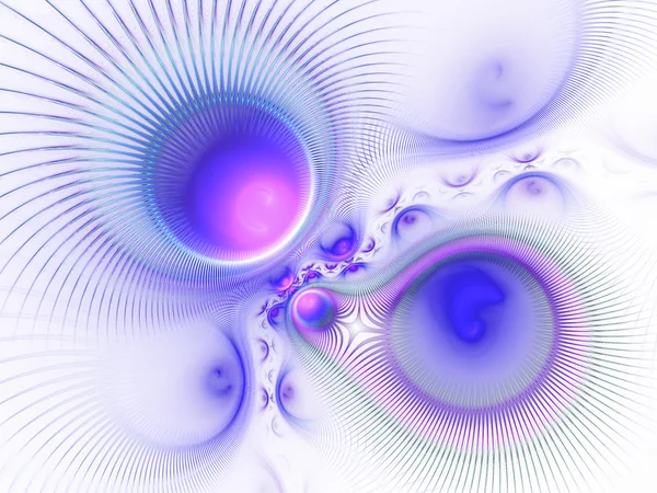 Relógio fractal colorido, arte digital para design gráfico criativo — Fotografia de Stock