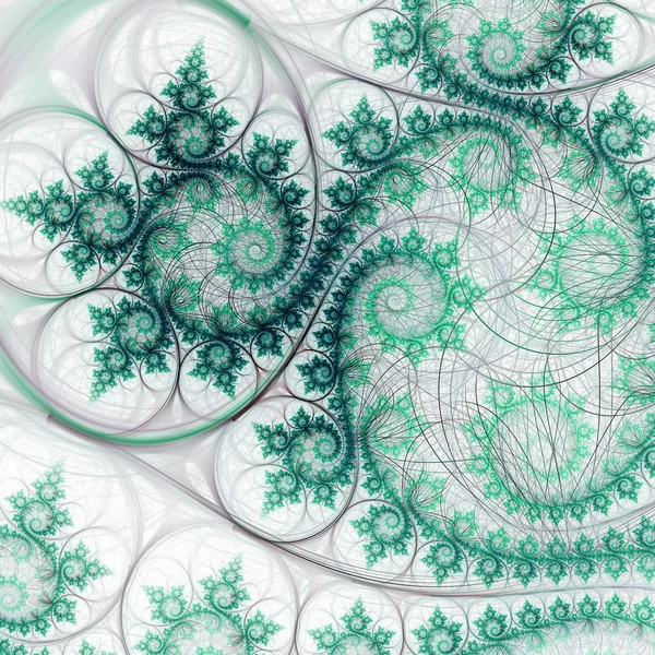 Abstractie van fractal ivy, digitale kunst voor creatieve grafisch ontwerp — Stockfoto