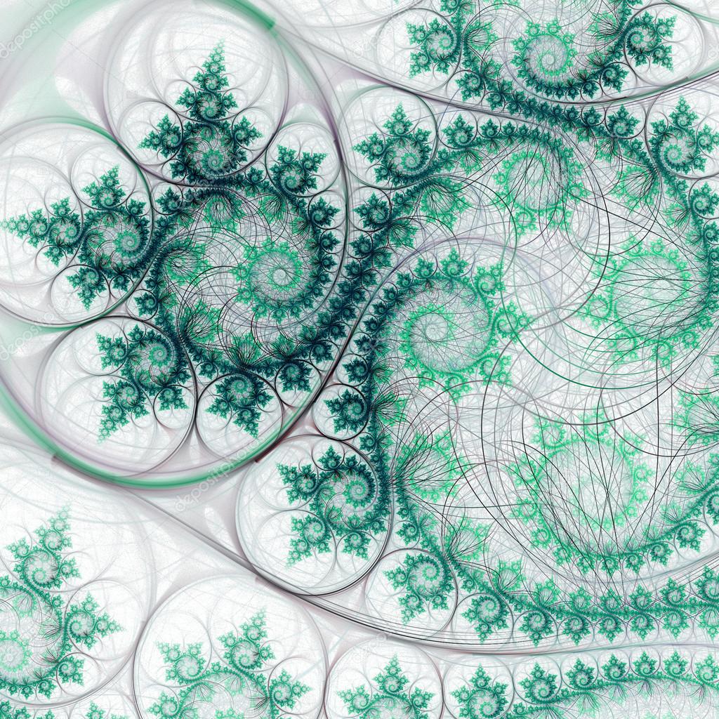 Abstraction of fractal ivy, digital artwork for creative graphic design