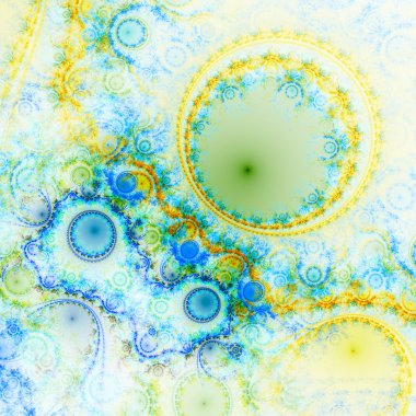 hafif renkli fraktal doku, yaratıcı grafik tasarım için dijital sanat