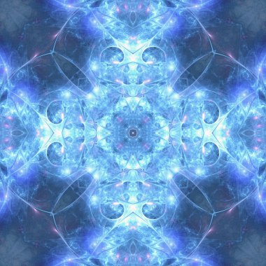 çapraz şeklinde fraktal, yaratıcı grafik tasarım için dijital sanat