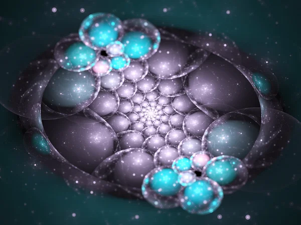 Σκούρο fractal αυγά, ψηφιακά έργα τέχνης για δημιουργική Γραφιστικής — Φωτογραφία Αρχείου