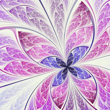 pembe illüstrasyon kelebek veya çiçek, yaratıcı grafik tasarım için dijital sanat