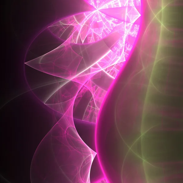 Cor-de-rosa abstrato fractal, arte digital para design gráfico criativo — Fotografia de Stock