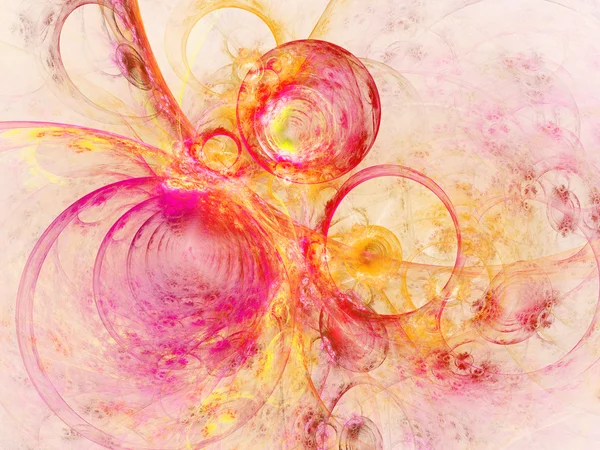 Renkli fraktal doku, yaratıcı grafik tasarım için dijital sanat — Stok fotoğraf
