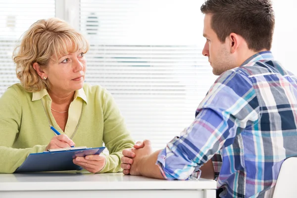 Arzt und Patient — Stockfoto