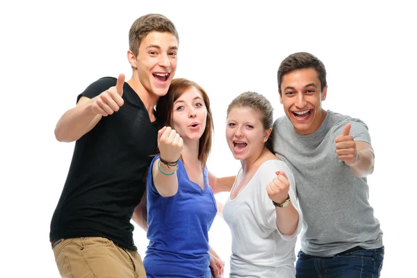 Grupo de estudiantes universitarios — Foto de Stock