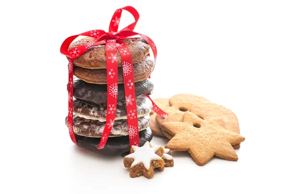 Home baked christmas cookies — Stock Photo, Image