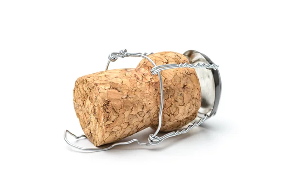 Cork uit champagne fles — Stockfoto