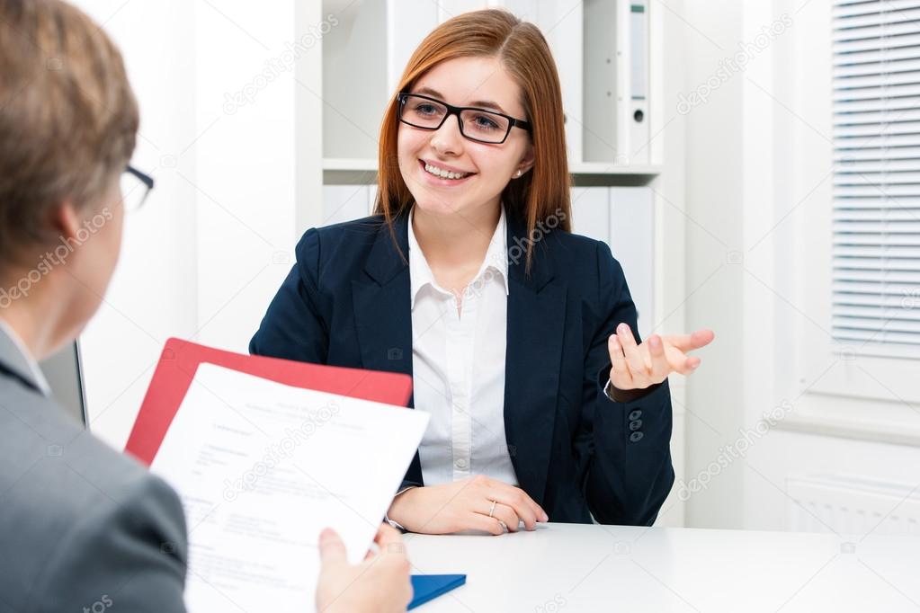 Job applicant having an interview Stock Photo © alexraths #39862735 Job applicant having an interview Stock Photo © alexraths #39862735