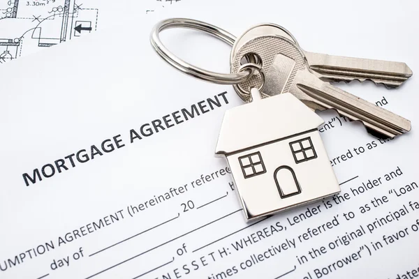 Solicitud de contrato de préstamo hipotecario —  Fotos de Stock