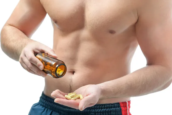 Bodybuilding dietary supplements — Stock Photo, Image