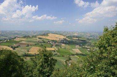 Val Tidone summer landscape
