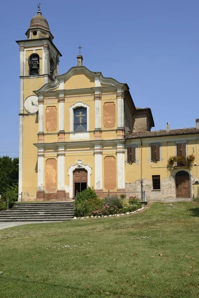 Starý kostel, vidalenzo, destinaci polesine parmense — Stock fotografie
