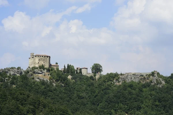 Rocca de Olgisio, valea Tidone — Fotografie, imagine de stoc