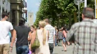 hızlandırılmış yayalar konig strasse üzerinde