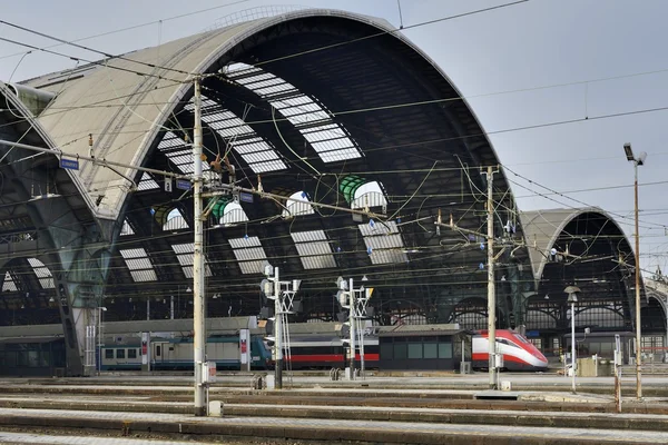 Railway central station, Milan — Stock Photo, Image