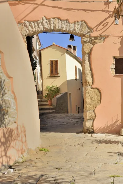 Antiguo pasaje en Marciana, Elba — Foto de Stock