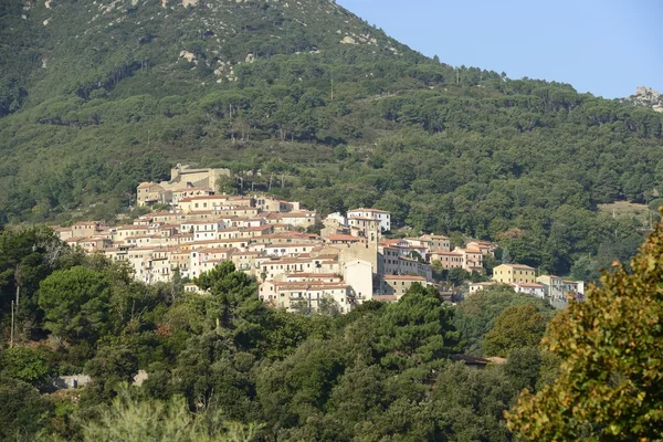 Marciana dorp, elba — Stockfoto