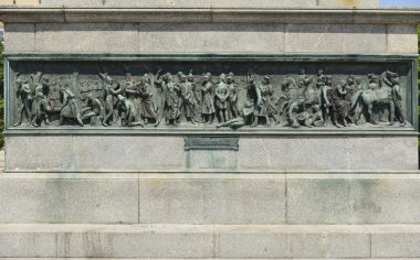 jubilaum sütun yüksek kabartma, stuttgart