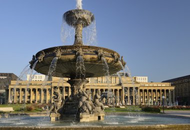 eski bourse ve Çeşme, stuttgart