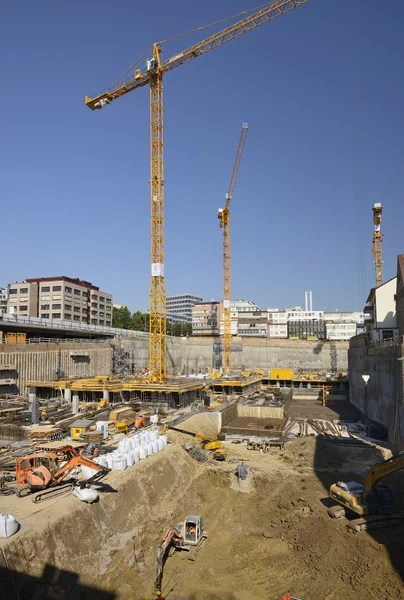 Deep building site, Stuttgart — Stock Photo, Image