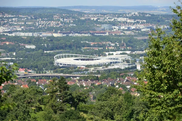 Stuttgart stadium among hills — Stock Photo, Image