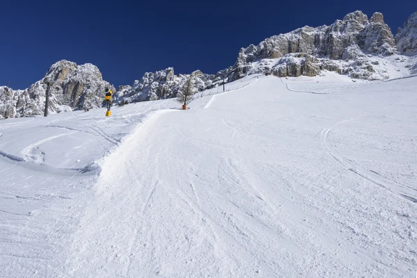 Laurin skipiste und rosengarten, kostalunga pass — Stockfoto