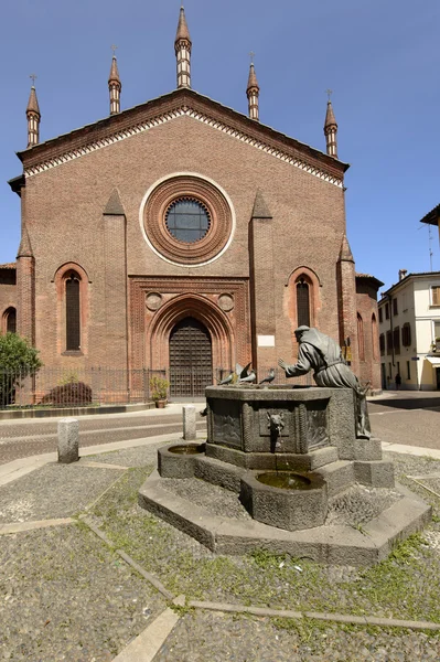 San francesco Kilisesi, vigevano — Stok fotoğraf