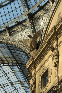 Galleria ayrıntı, milan
