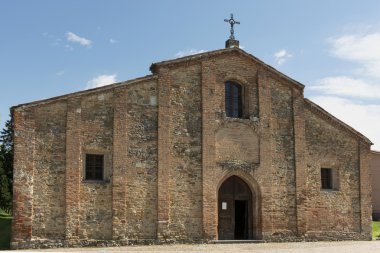 Pieve homlokzat, volpedo, Olaszország