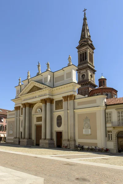 Katedra widok, alessandria, Włochy — Zdjęcie stockowe