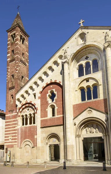 Minster-zvonice, casale monferrato, Itálie — Stock fotografie